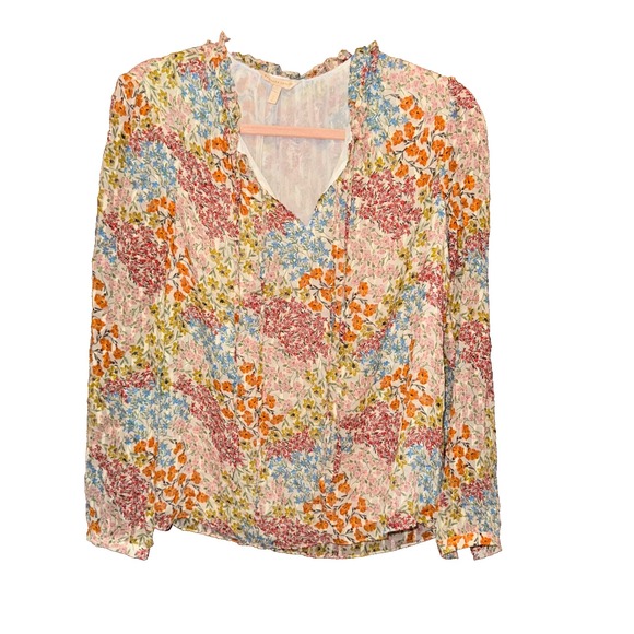 Rebecca Vallance Tops - Rebecca Taylor Sz 2 Floral Long Sleeve Blouse Boho Cottagecore Romantic Top chic